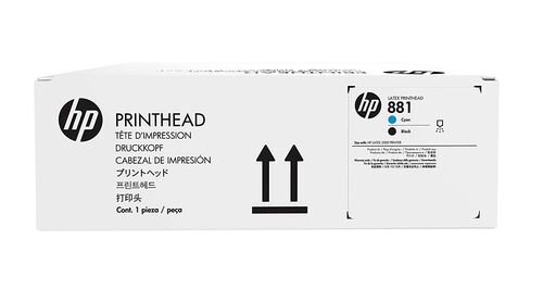 HP CR328A (881) Cyan-Black Latex Prınthead - Lateks 1500 - 1