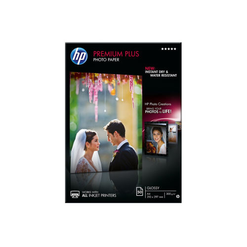 HP CR674A Premium Plus Parlak Fotoğraf Kağıdı, 50 yaprak/A4 210 x 297 mm (T6934) - 1