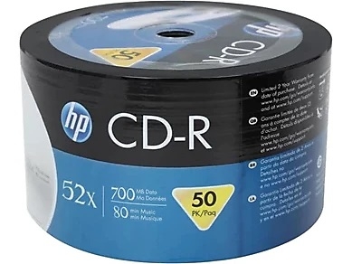 HP CRE00070-3 CD-R 52X 700 Mb (50'li Pack) 