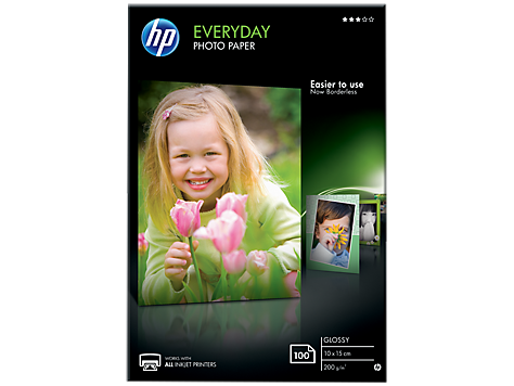 HP CR757A Everyday Glossy Photo Paper 100 Sheets - 1