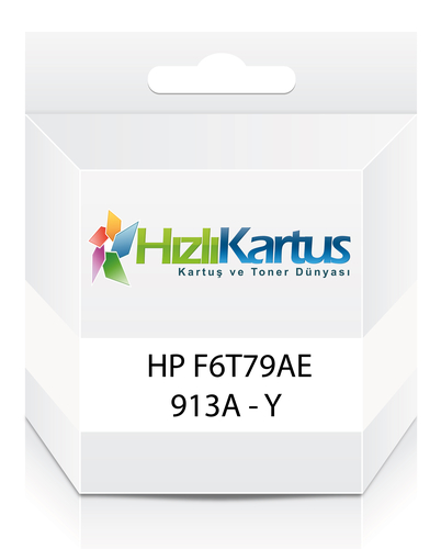 HP F6T79AE (913A) Sarı Muadil Kartuş - PageWide 352 - 1