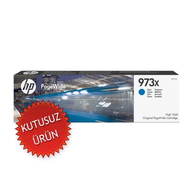 HP - HP F6T81AE (973X) Cyan Original Cartridge - Pro 452DN (Without Box)