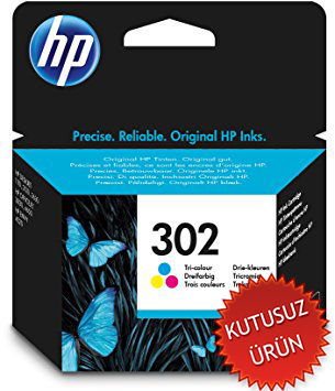 HP F6U65A (302) Colour Original Cartridge - DeskJet 2130 (Without Box) - 1