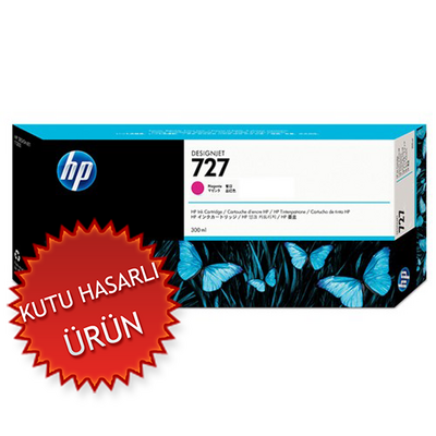 HP - HP F9J77A (727) Kırmızı Orjinal Kartuş - T920 / T1500 (C)