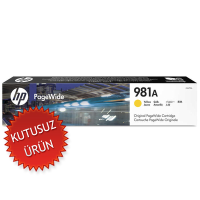 HP - HP J3M70A (981A) Sarı Orjinal Kartuş - PageWide 556dn / MFP586z (U)