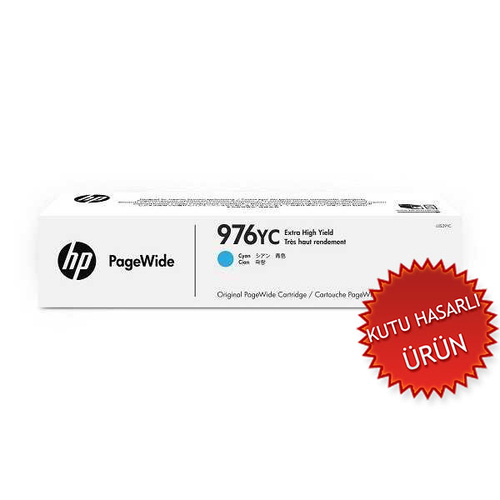 HP L0S29YC (976YC) Cyan Original Cartridge Extra High Capacity - Pro P55250 / P57750 (Damaged Box) - 1