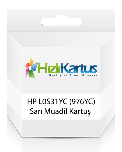 HP L0S31YC (976YC) Sarı Muadil Kartuş Extra Yüksek Kapasite - Pro P55250 / P57750 - 1