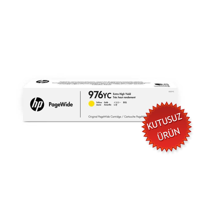 HP - HP L0S31YC (976YC) Yellow Original Cartridge Extra High Capacity - Pro P55250 / P57750 (Without Box)