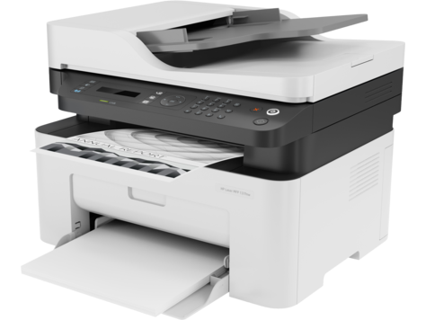 HP 4ZB84A (MFP 137fnw) Laserjet Laser Printer + Fax + Photocopy + Scanner + Wi-Fi - 2