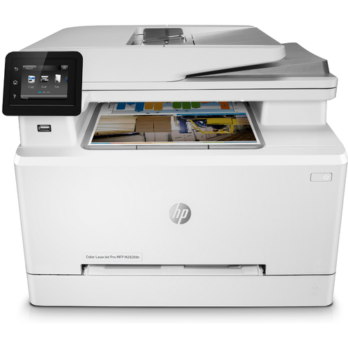 HP 7KW74A (MFP M283FDN) LaserJet Pro Scanner + Photocopy + Fax + Multifunction Color Laser Printer - 1