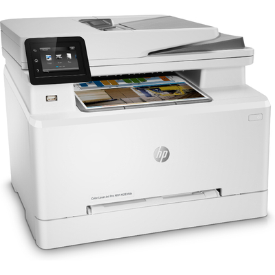 HP 7KW74A (MFP M283FDN) LaserJet Pro Scanner + Photocopy + Fax + Multifunction Color Laser Printer - 2