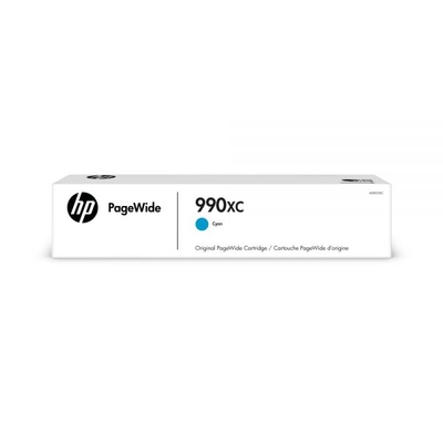 HP - HP M0K05XC (990XC) Cyan Original Pagewide Cartridge - MFP 772dw