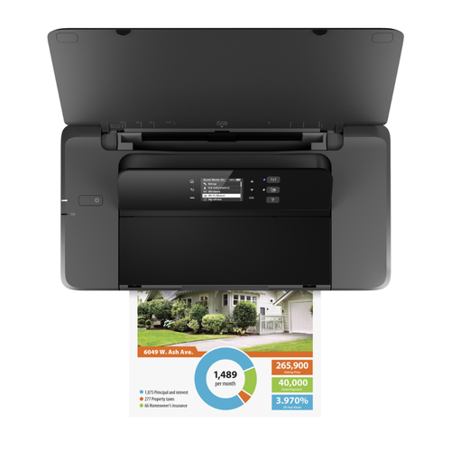 HP N4K99C (202) OfficeJet Wi-Fi A4 Renkli Taşınabilir Yazıcı - 10