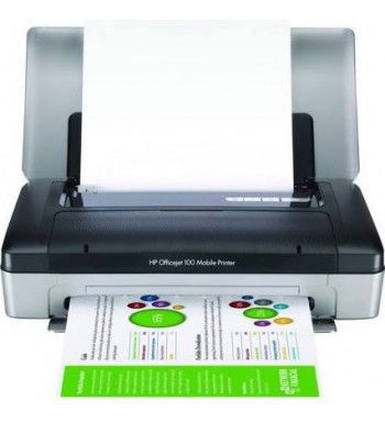 HP CN551A OfficeJet 100 Portable Mobile Printer with Bluetooth - 1