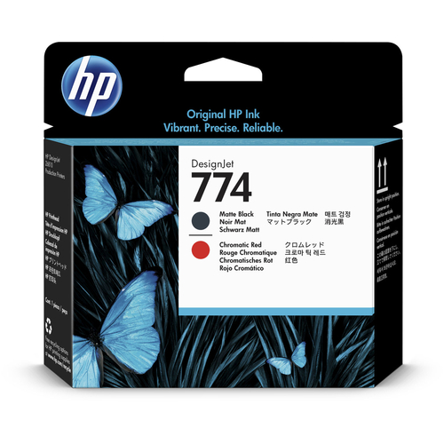 HP P2V97A (774) Mat Siyah - Kromatik Kırmızı Orjinal Baskı Kafası - Z6810 - 1