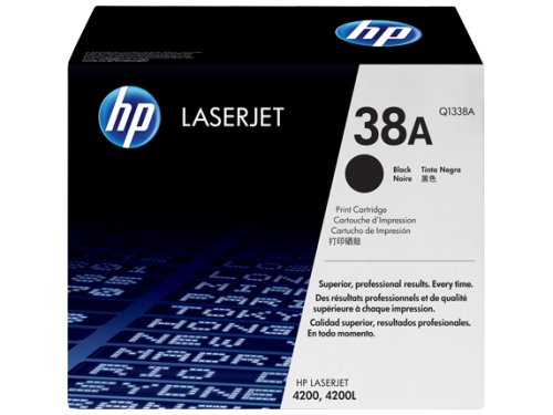 HP Q1338A (38A) Black Original Toner - LaserJet 4200 - 2