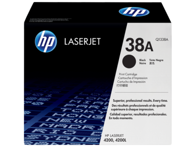 HP Q1338A (38A) Black Original Toner - LaserJet 4200 