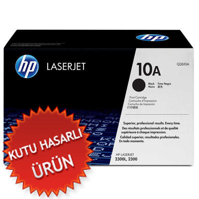 HP Q2610A (10A) Black Original Toner - Laserjet 2300 (Damaged Box) 