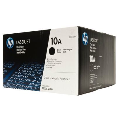 HP Q2610D (10D) 2Lİ Paket Siyah Orjinal Toner - Laserjet 2300 (T10094) - 1