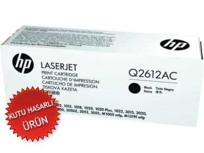 HP Q2612AC (12A) Black Original Toner - Laserjet 1010 (Damaged Box) 