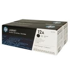 HP Q2612AD (12A) Black Original Toner Dual Pack - Laserjet 1010 - 2