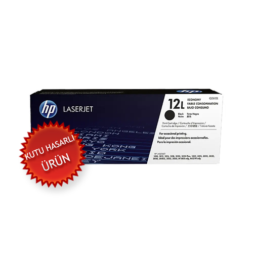 HP Q2612L (12L) Siyah Orjinal Ekonomik Toner - Laserjet 1010 (C) (T17734) - 1