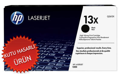 HP Q2613X (13X) Black Original Toner - Laserjet 1300 (Damaged Box) 