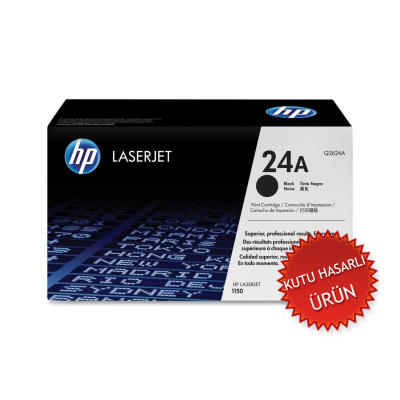 HP Q2624A (24A) Black Original Toner - Laserjet 1150 (Damaged Box) 