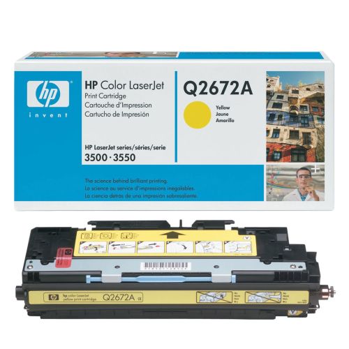 HP Q2672A (309A) Sarı Orjinal Toner - LaserJet 3700 (B) (T5488) - 1