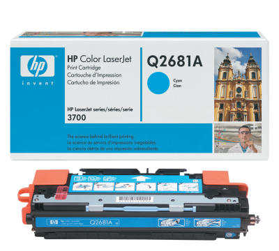 HP Q2681A (311A) Cyan Original Toner - LaserJet 3700 (B) 