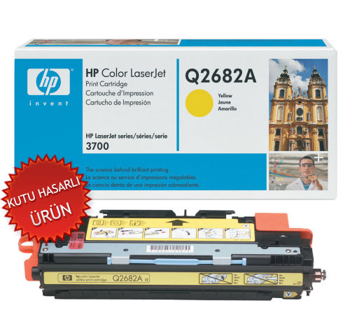 HP Q2682A (311A) Sarı Orjinal Toner - LaserJet 3700 (C) (T8237) - 1