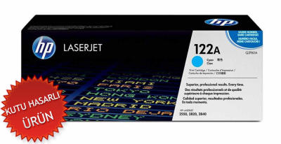 HP Q3961A (122A) Cyan Original Toner - LaserJet 2550 (Damaged Box) 