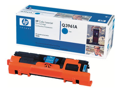 HP Q3961A (122A) Cyan Original Toner - LaserJet 2550 (B) 