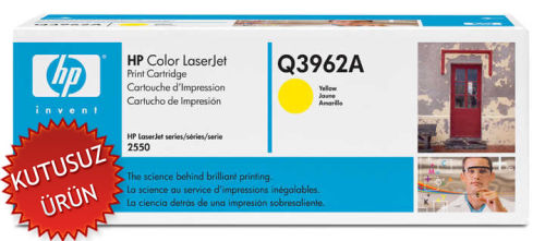 HP Q3962A (122A) Sarı Orjinal Toner - LaserJet 2550 (U) (T8228) - 1