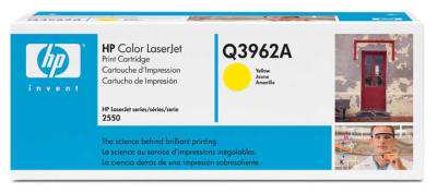 HP Q3962A (122A) Yellow Original Toner - LaserJet 2550 (B) 