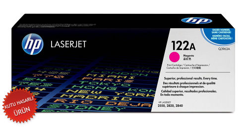 HP Q3963A (122A) Kırmızı Orjinal Toner - LaserJet 2550 (C) (T8214) - 1