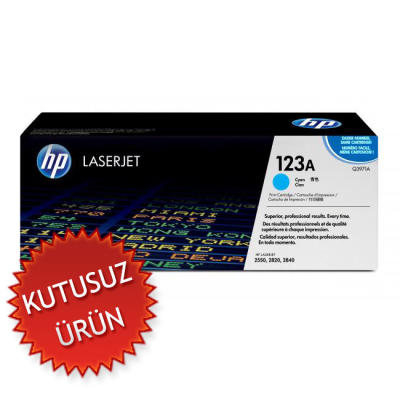 HP Q3971A (123A) Cyan Original Toner - LaserJet 2550 (Without Box) 