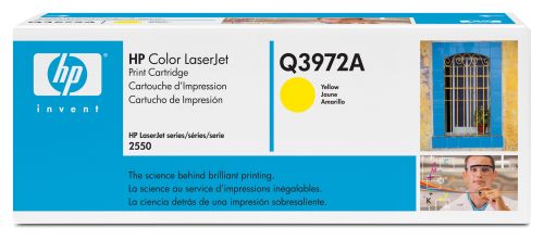 HP Q3972A (123A) Sarı Orjinal Toner - LaserJet 2550 (B) (T8172) - 1