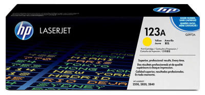 HP Q3972A (123A) Yellow Original Toner - LaserJet 2550 - 1