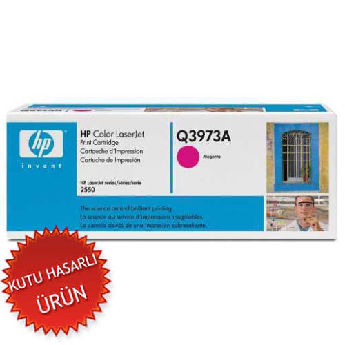 HP Q3973A (123A) Kırmızı Orjinal Toner - LaserJet 2550 (C) (T8819) - 1