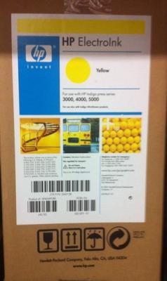 HP Q4015B Yellow Original Indıgo Ink (10Pk) - Digital Press 3000, 4000, 5000 