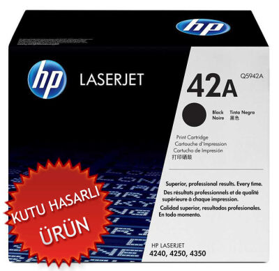 HP Q5942A (42A) Black Original Toner - HP 4250 / 4350 - Thumbnail