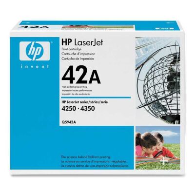 HP Q5942A (42A) Black Original Toner - HP 4250 / 4350 - Thumbnail