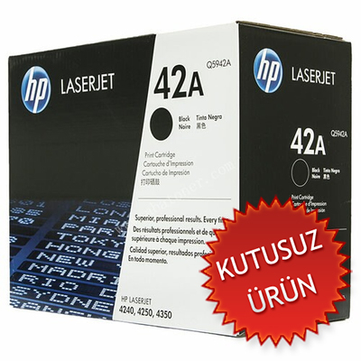 HP - HP Q5942A (42A) Original Toner - Laserjet 4250 (Without Box)