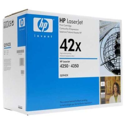 HP Q5942X (42X) Black Original Toner - Laserjet 4250 - Thumbnail