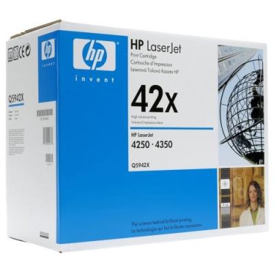 HP Q5942X (42X) Black Original Toner - Laserjet 4250 (B) 