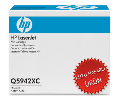 HP Q5942XC (42X) Black Original Toner - Laserjet 4250 (Damaged Box) 