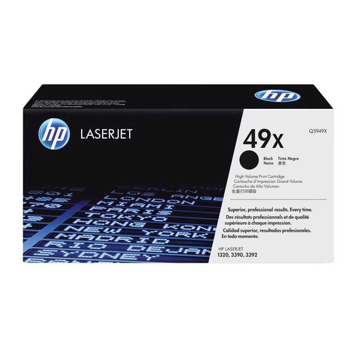 HP Q5949X (49X) Black Original Toner - LaserJet 1160 - 1