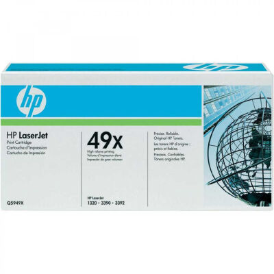 HP Q5949X (49X) Black Original Toner - LaserJet 1160 - 2