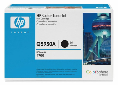 HP Q5950A (643A) Black Original Toner - Laserjet 4700 (B) 